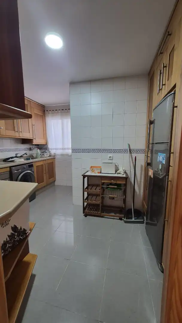 Kitchen of Flat for sale in Algeciras  with Air Conditioner, Terrace and Furnished