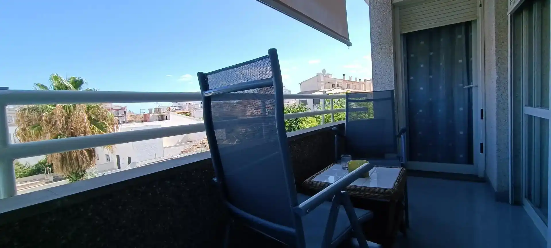 Balcony of Flat for rent in Pollença  with Air Conditioner, Private garden and Furnished