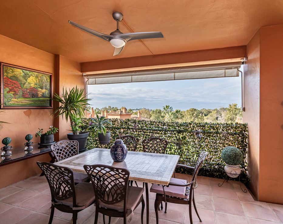 Terrace of Flat for sale in Estepona  with Furnished, Oven and Washing machine