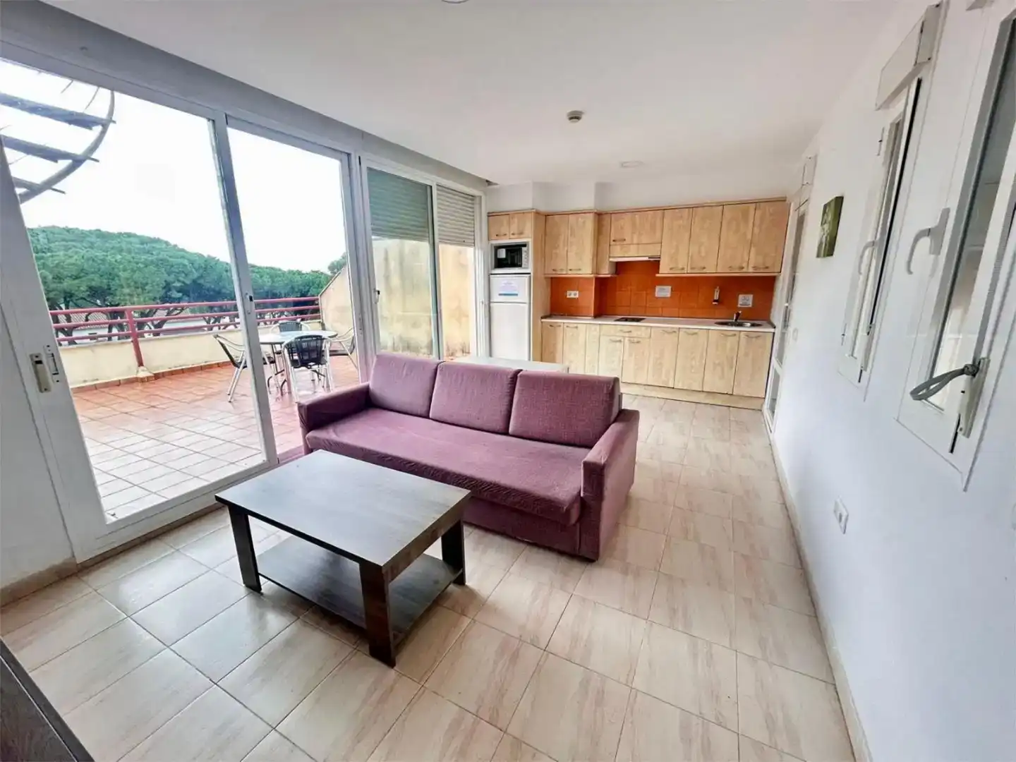 Sala de estar de Piso en venta en Barbate con Aire acondicionado, Piscina y Balcón
