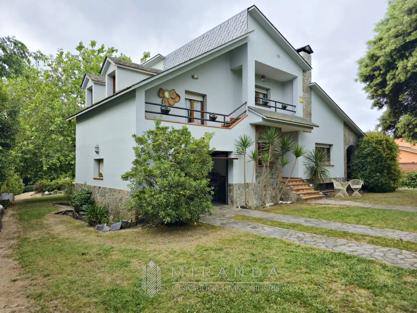 Vista exterior de Casa o chalet en venta en Santa Maria de Palautordera con Calefacción, Jardín privado y Parquet