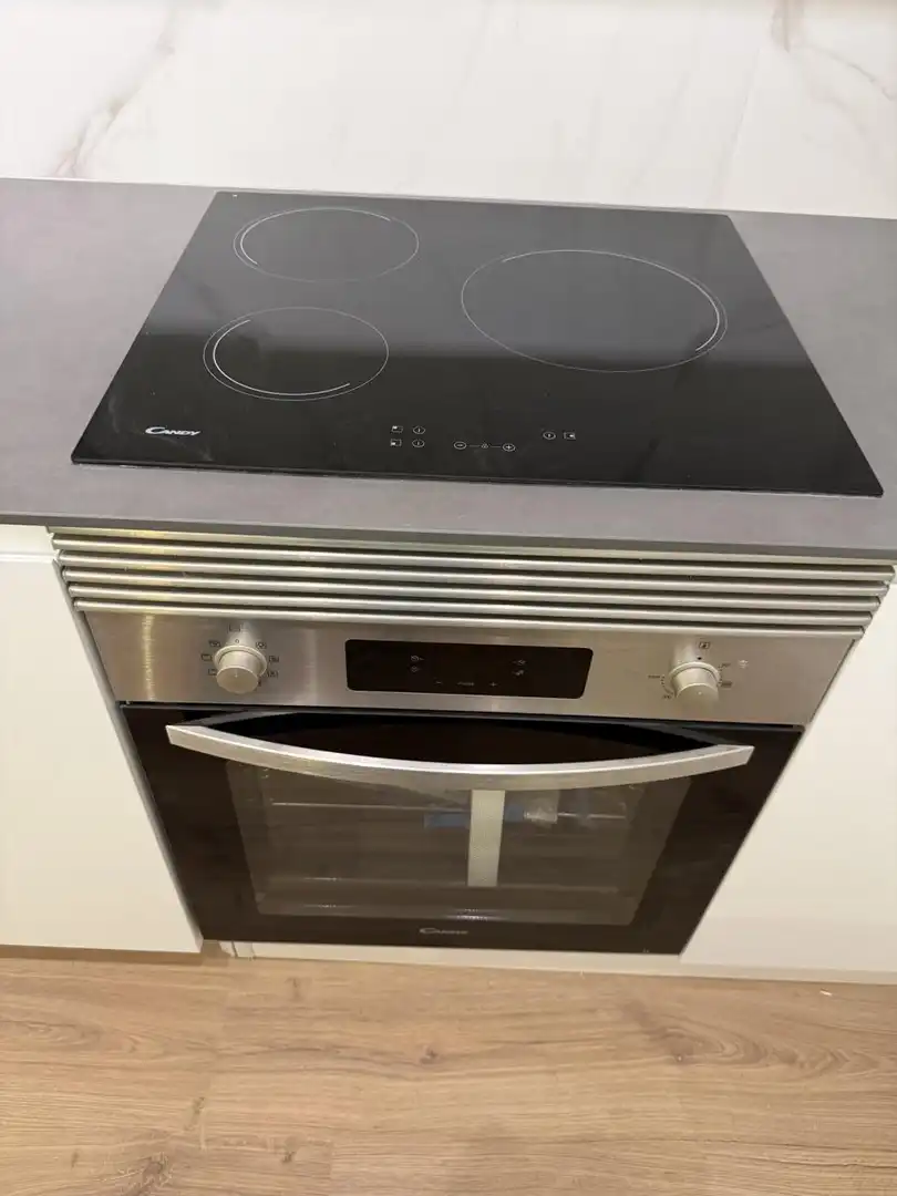 Kitchen of Flat for sale in Terrassa  with Air Conditioner, Parquet flooring and Furnished