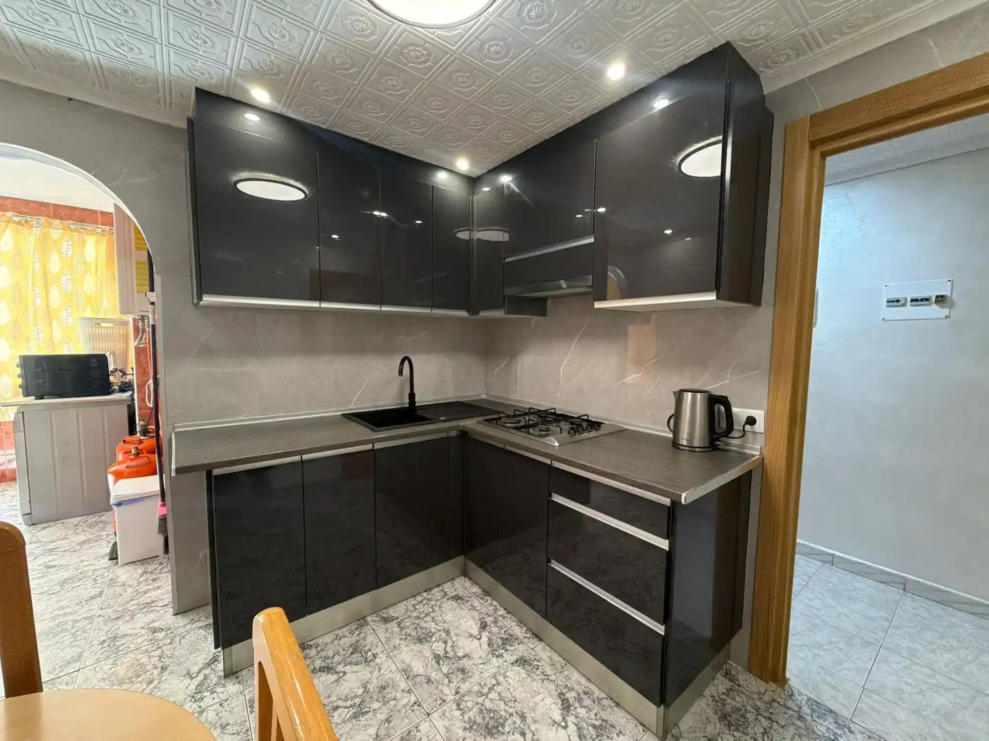 Cocina de Apartamento en venta en Almoradí con Terraza, Amueblado y Balcón