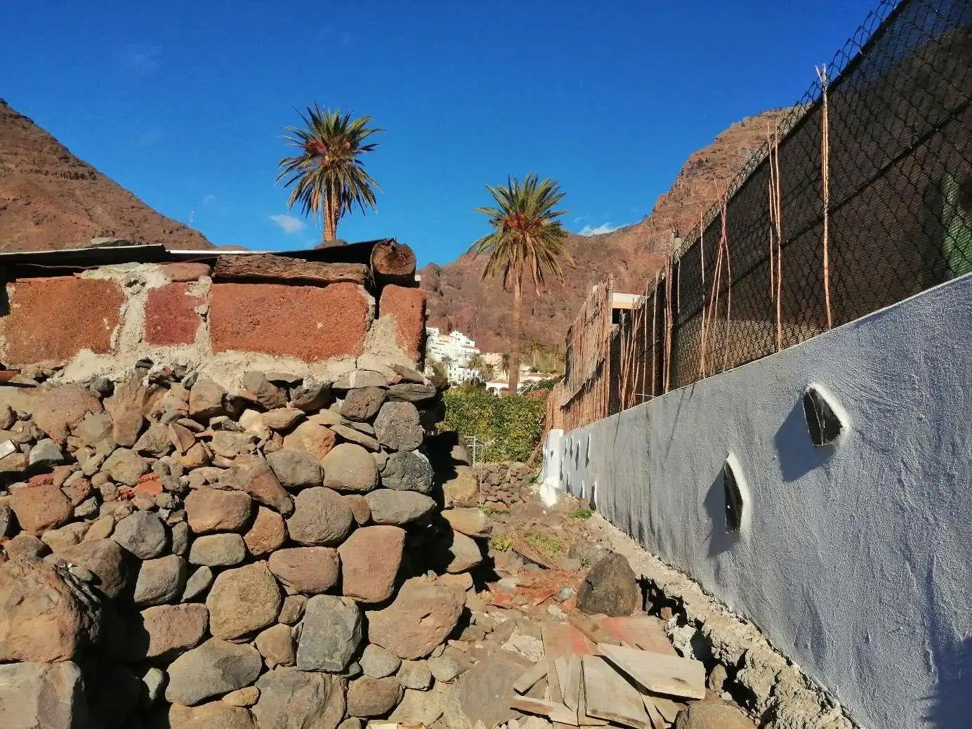 Exterior view of Land for sale in Valle Gran Rey