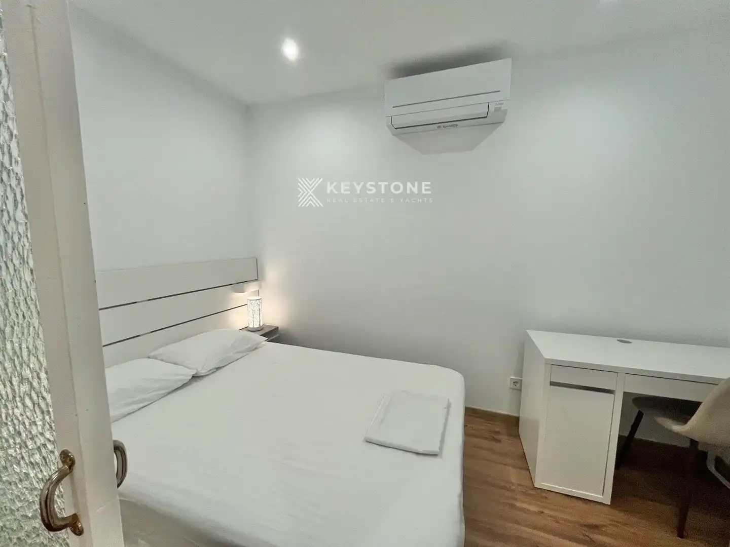 Bedroom of Flat for sale in  Palma de Mallorca  with Air Conditioner, Heating and Parquet flooring