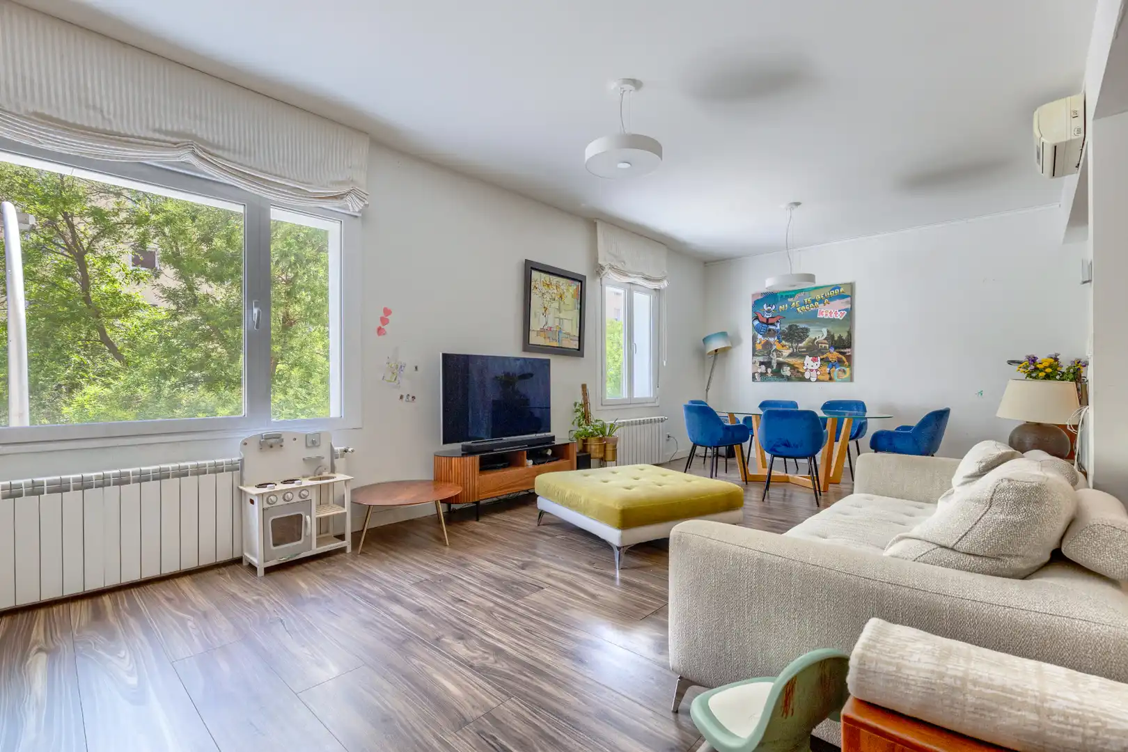 Sala de estar de Piso en venta en Madrid con Aire acondicionado, Calefacción y Horno
