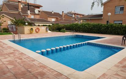 Piscina de Casa adosada en venda en  Murcia Capital amb Aire condicionat i Terrassa