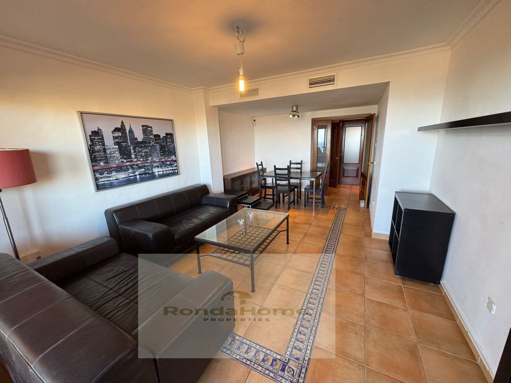 Sala de estar de Piso de alquiler en Mijas