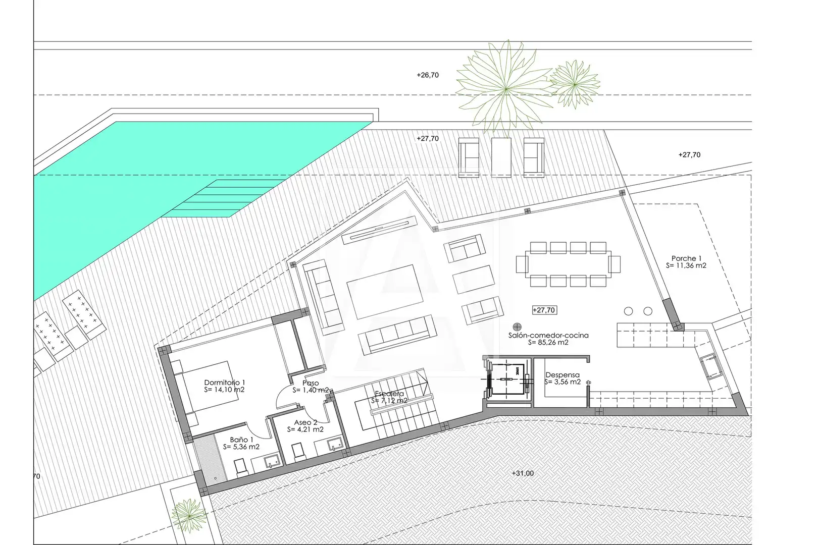 Chalet con piscina en venta en Maryvilla, imagen 38