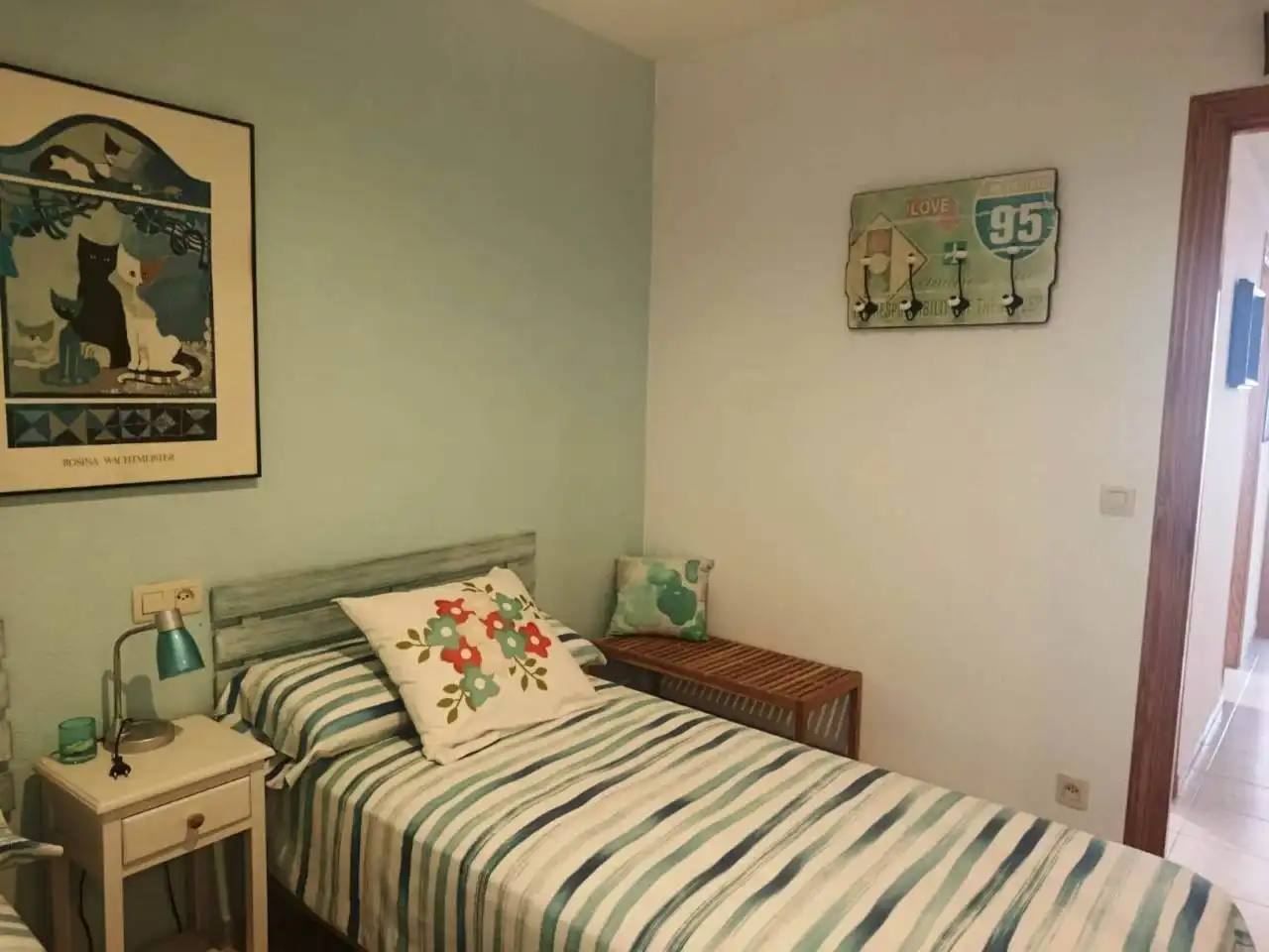 Bedroom of Flat for sale in Vinaròs  with Private garden, Terrace and Furnished