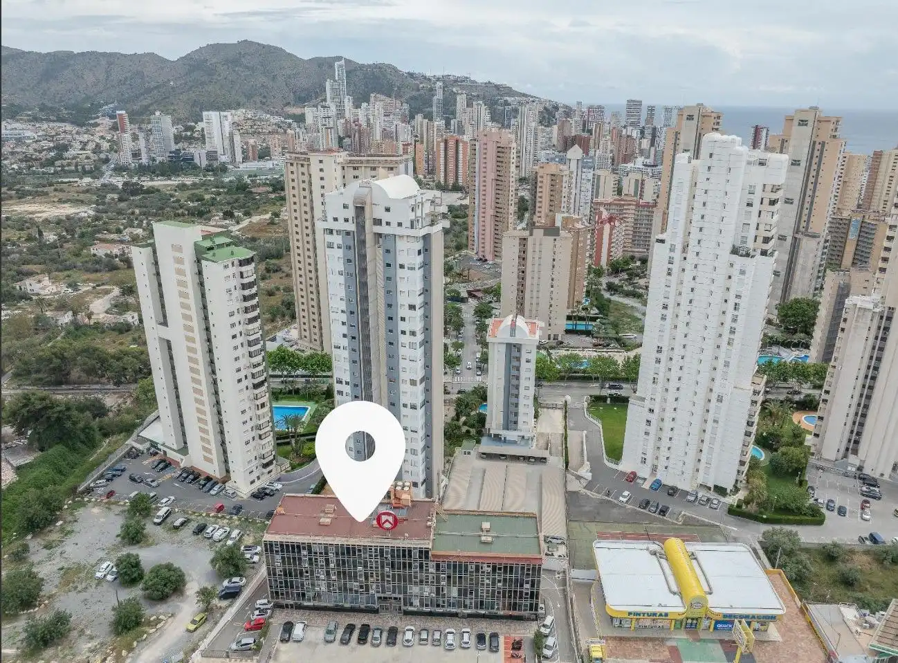 Vista exterior de Apartamento en venta en Benidorm con Aire acondicionado