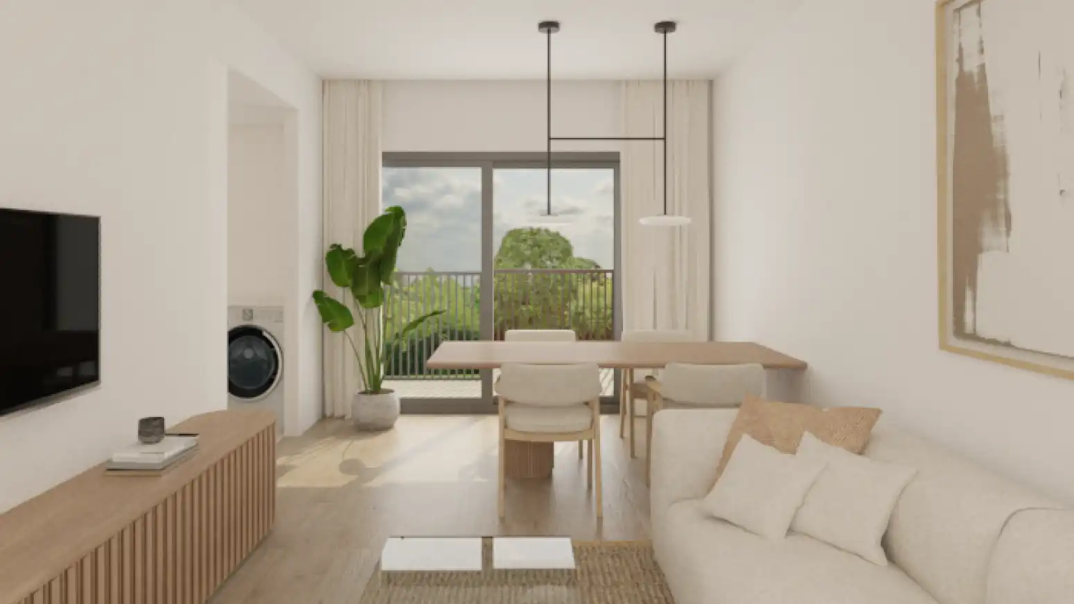 Piso con terraza en venta en Terrassa - GASÒMETRE 81