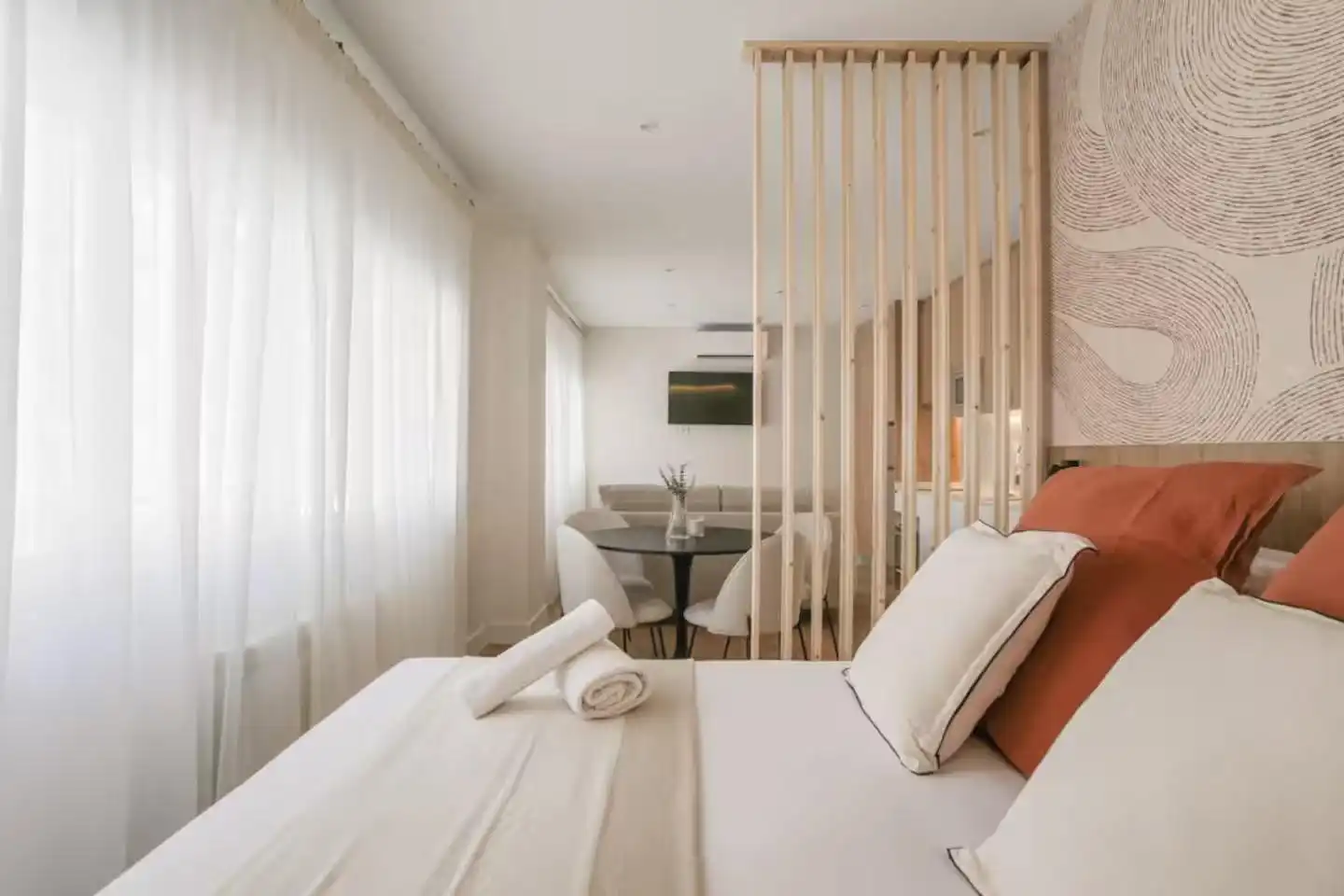 Schlafzimmer von Wohnung zum Verkauf in Madrid mit Heizung
