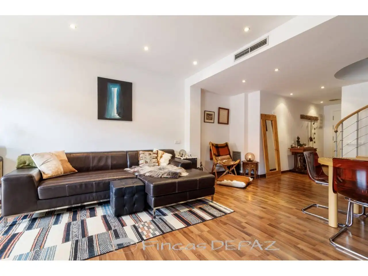 Sala d'estar de Dúplex en venda en Castelldefels amb Aire condicionat, Calefacció i Parquet