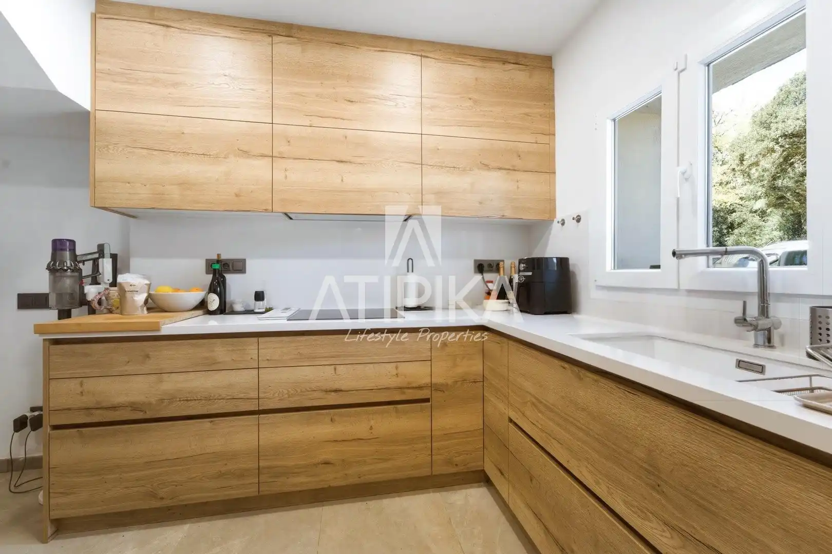 Cocina de Finca rústica en venta en Argentona con Calefacción, Piscina y Horno