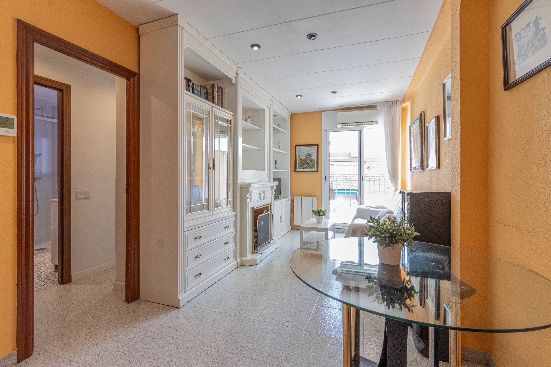 Living room of Attic for sale in  Barcelona Capital  with Air Conditioner, Heating and Terrace