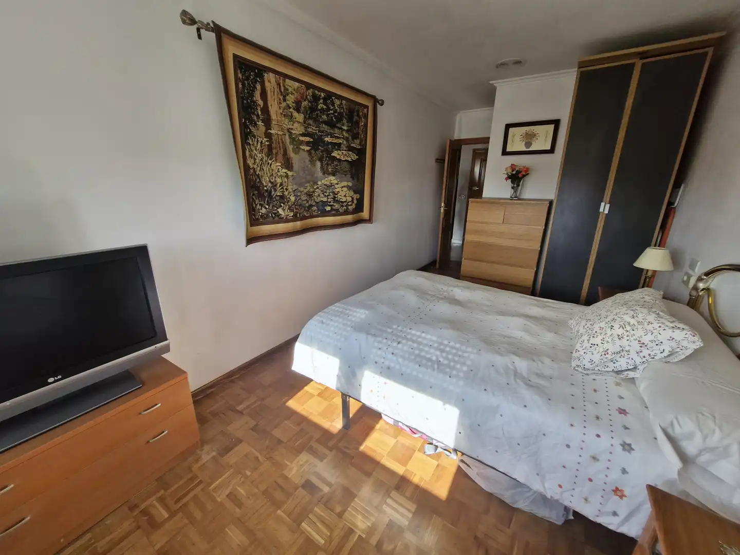Bedroom of Flat for sale in Foz  with Heating, Storage room and Furnished