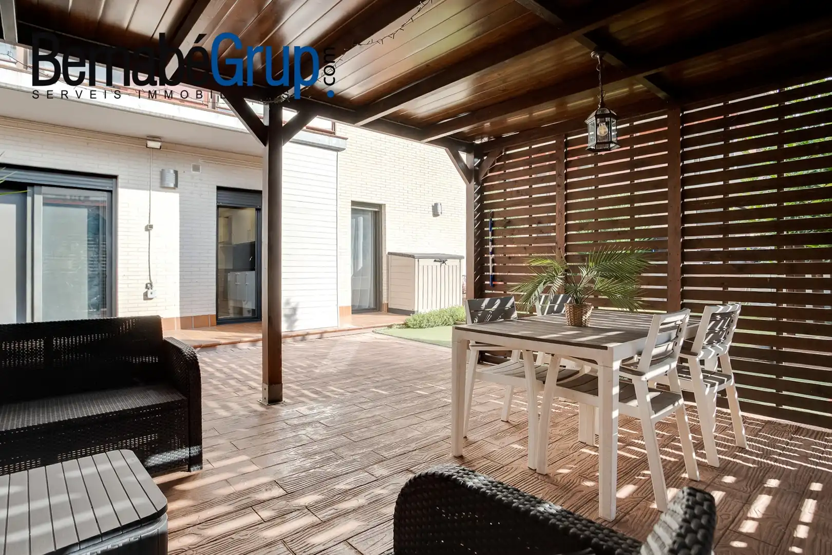 Terrasse von Wohnung zum Verkauf in Les Franqueses del Vallès mit Klimaanlage, Heizung und Privatgarten