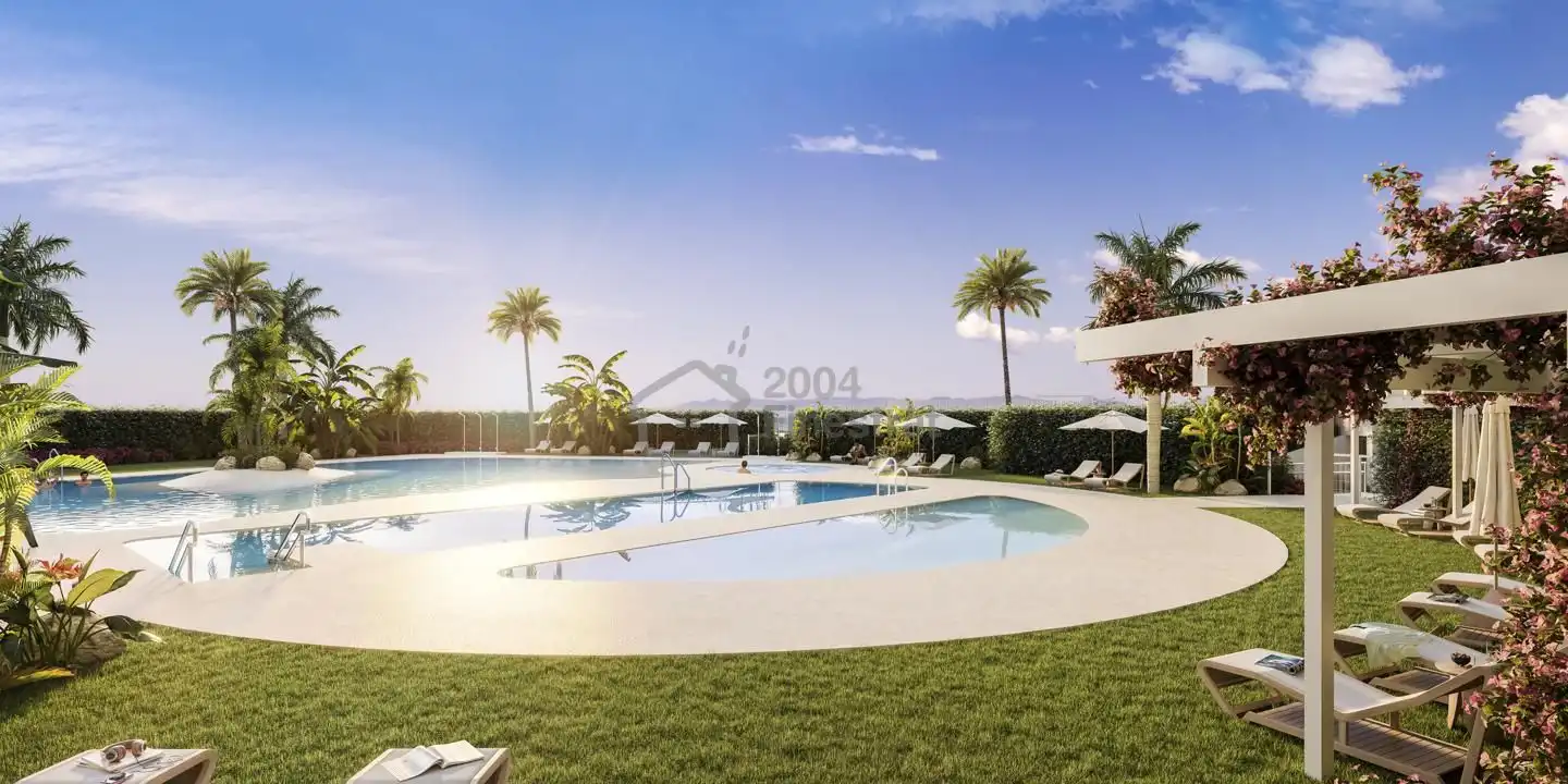 Swimming pool of Flat for sale in Villajoyosa / La Vila Joiosa  with Air Conditioner, Heating and Terrace