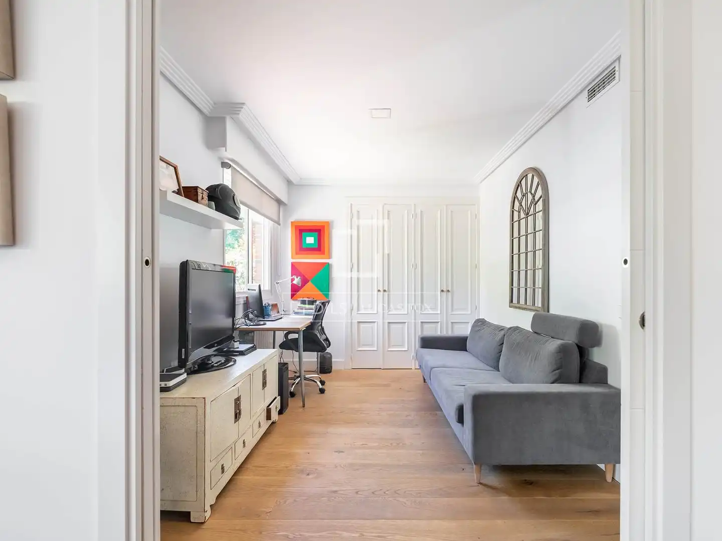 Living room of Flat for sale in Majadahonda  with Air Conditioner, Terrace and Swimming Pool