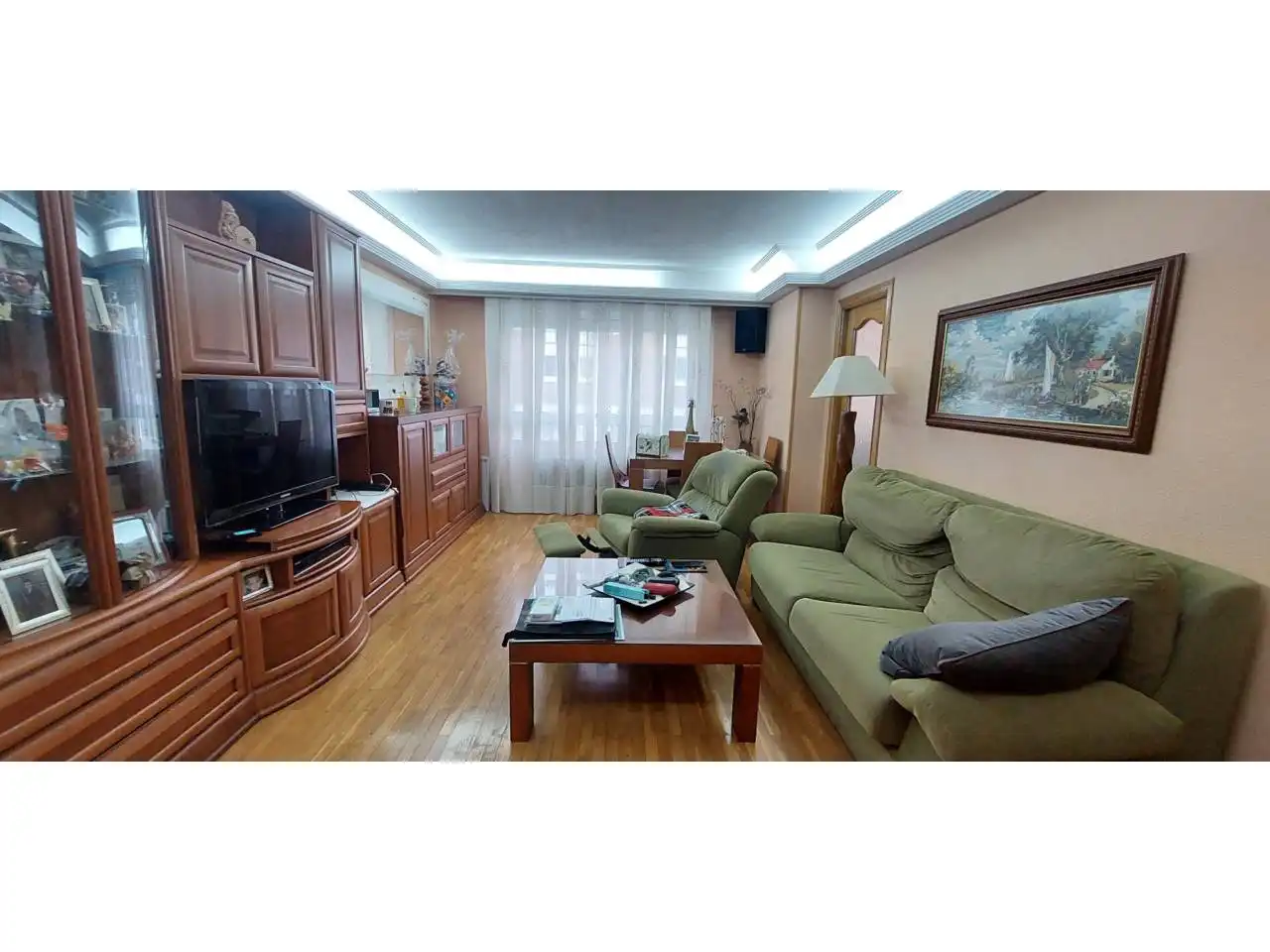 Wohnzimmer von Wohnung zum Verkauf in Villaquilambre mit Heizung und Balkon