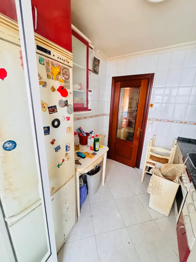 Kitchen of Flat for sale in Valladolid Capital  with Heating, Terrace and Furnished