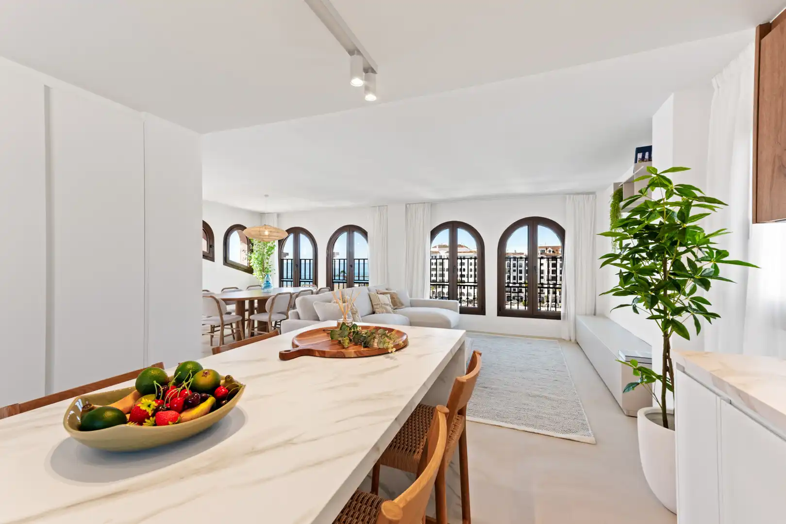 Comedor de Ático en venta en Manilva con Aire acondicionado, Terraza y Piscina
