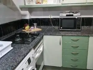 Kitchen of Flat for sale in Sagunto / Sagunt  with Air Conditioner, Balcony and Internet