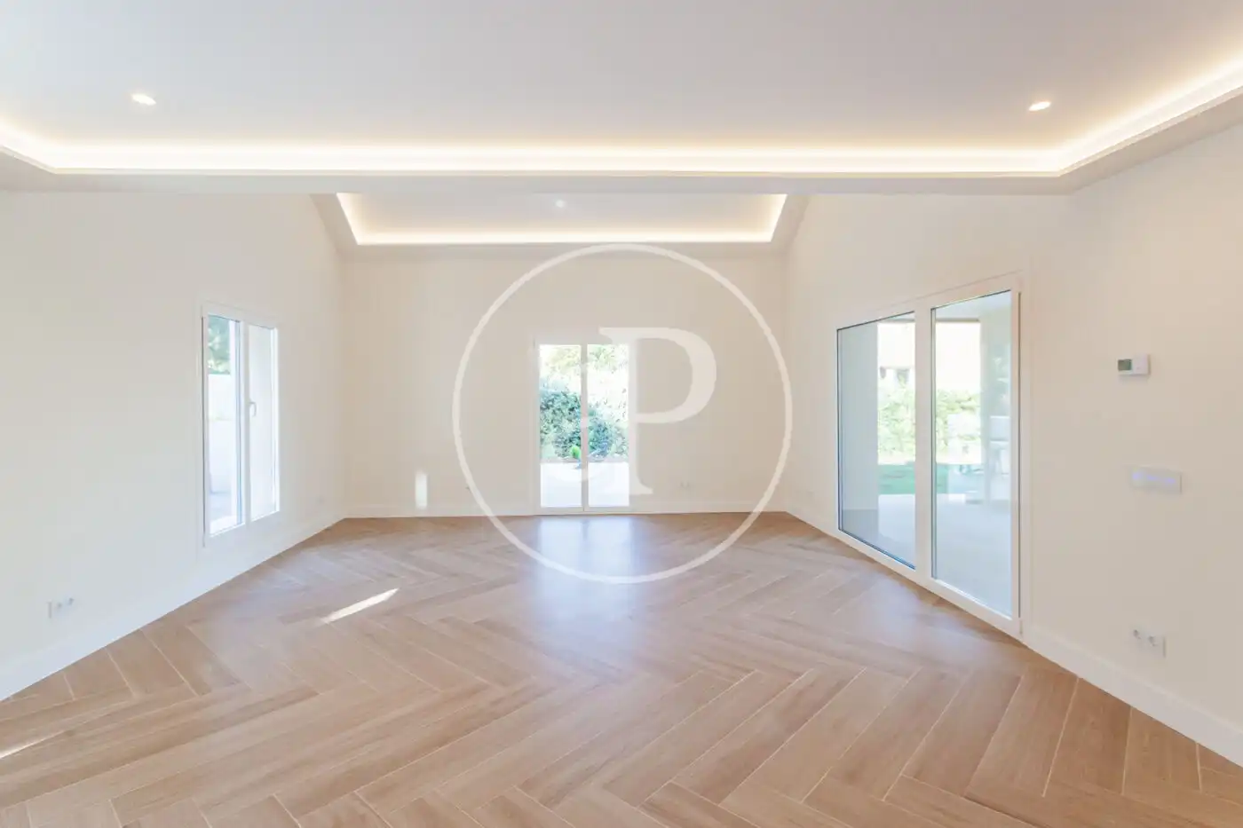 Sala d'estar de Casa o xalet en venda en Ciudalcampo amb Aire condicionat, Calefacció i Jardí privat