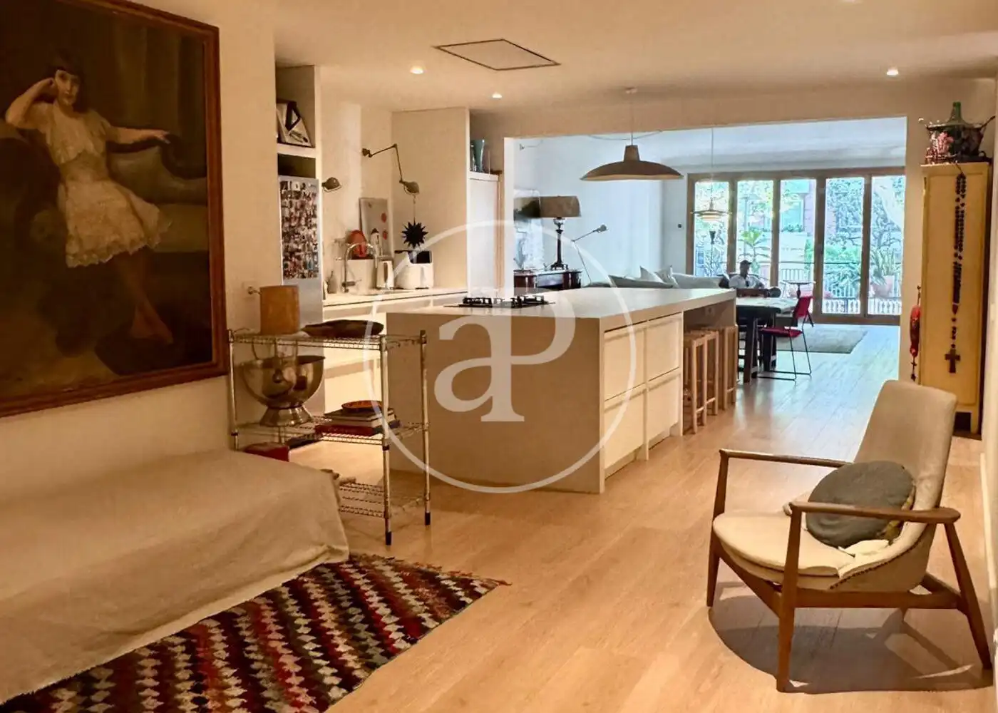 Kitchen of Flat for sale in Barcelona  with Air Conditioner, Heating and Private garden