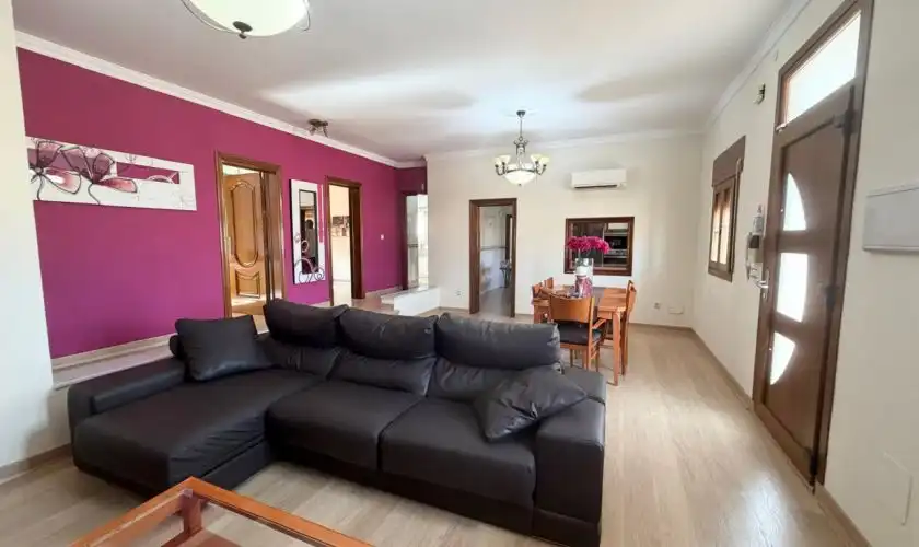 Wohnzimmer von Haus oder Chalet zum Verkauf in Carboneras mit Klimaanlage, Heizung und Privatgarten