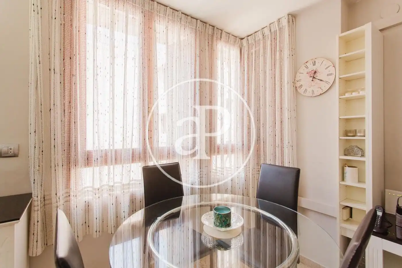 Comedor de Piso de alquiler en Valencia con Aire acondicionado, Calefacción y Amueblado
