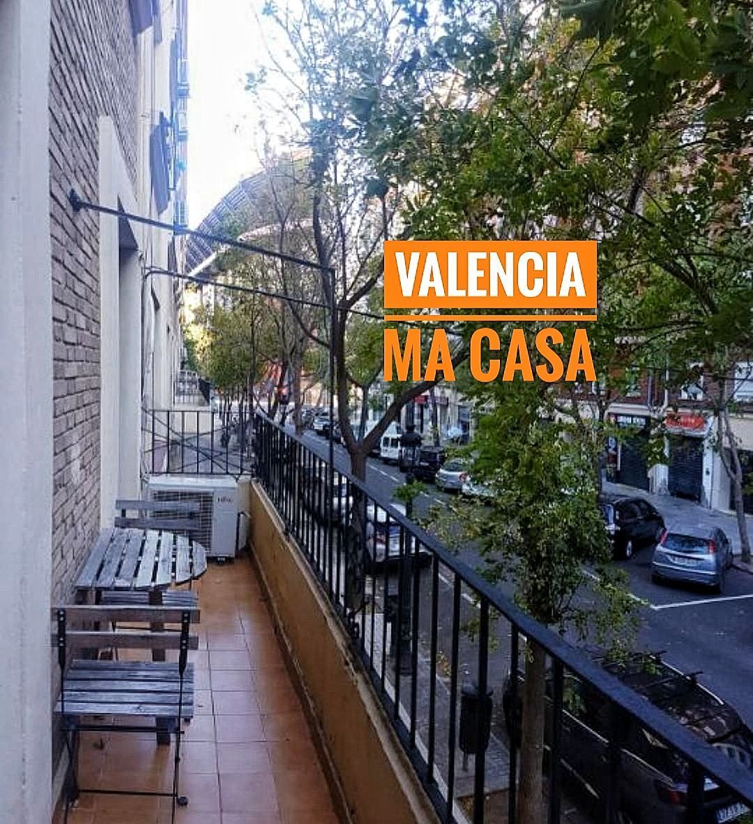 Exterior view of Flat to rent in  Valencia Capital  with Air Conditioner, Heating and Furnished