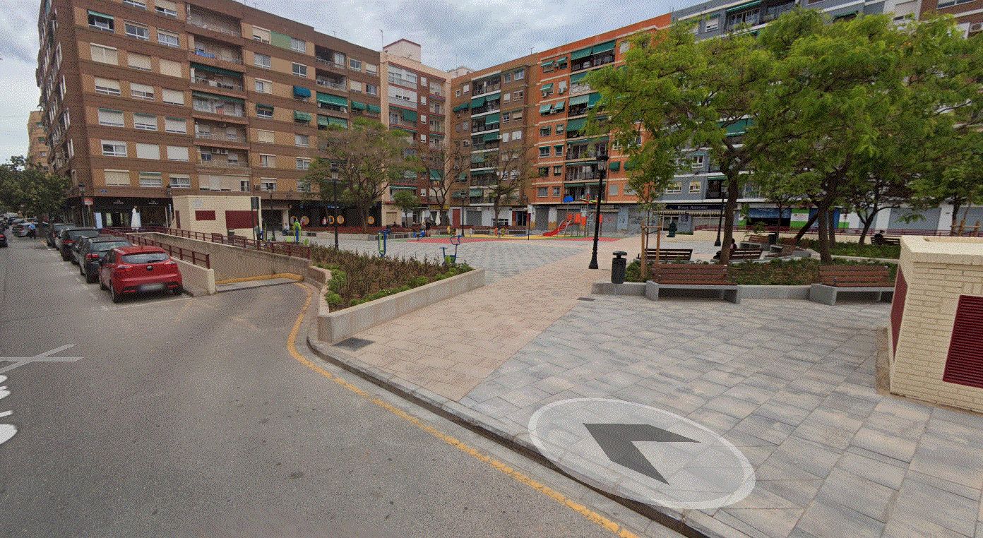 Vista exterior de Pis en venda en  Valencia Capital amb Aire condicionat, Calefacció i Moblat