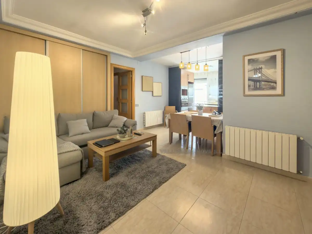 Wohnzimmer von Wohnung zur Miete in Mollet del Vallès mit Klimaanlage, Heizung und Möbliert