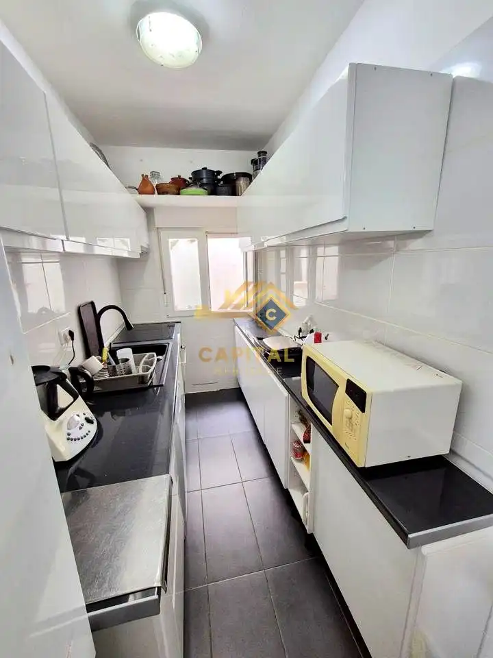 Kitchen of Flat for sale in Madrid  with Air Conditioner, Heating and Balcony
