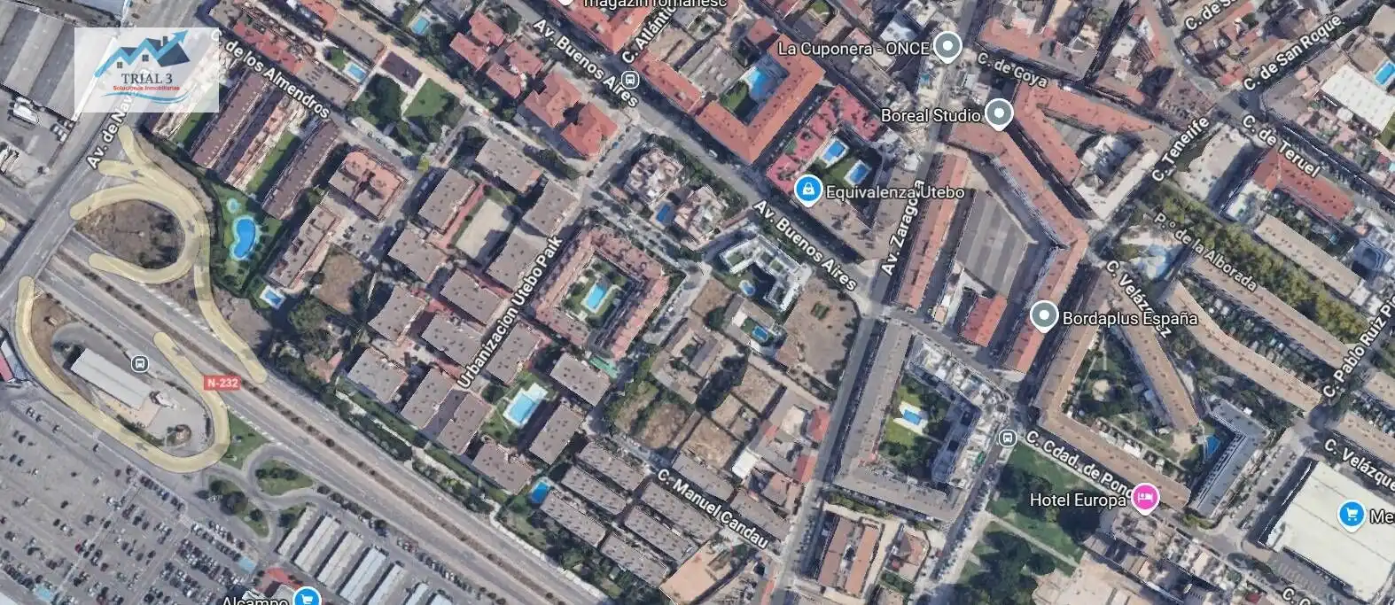 Vista exterior de Pis en venda en Utebo amb Jardí privat, Terrassa i Balcó