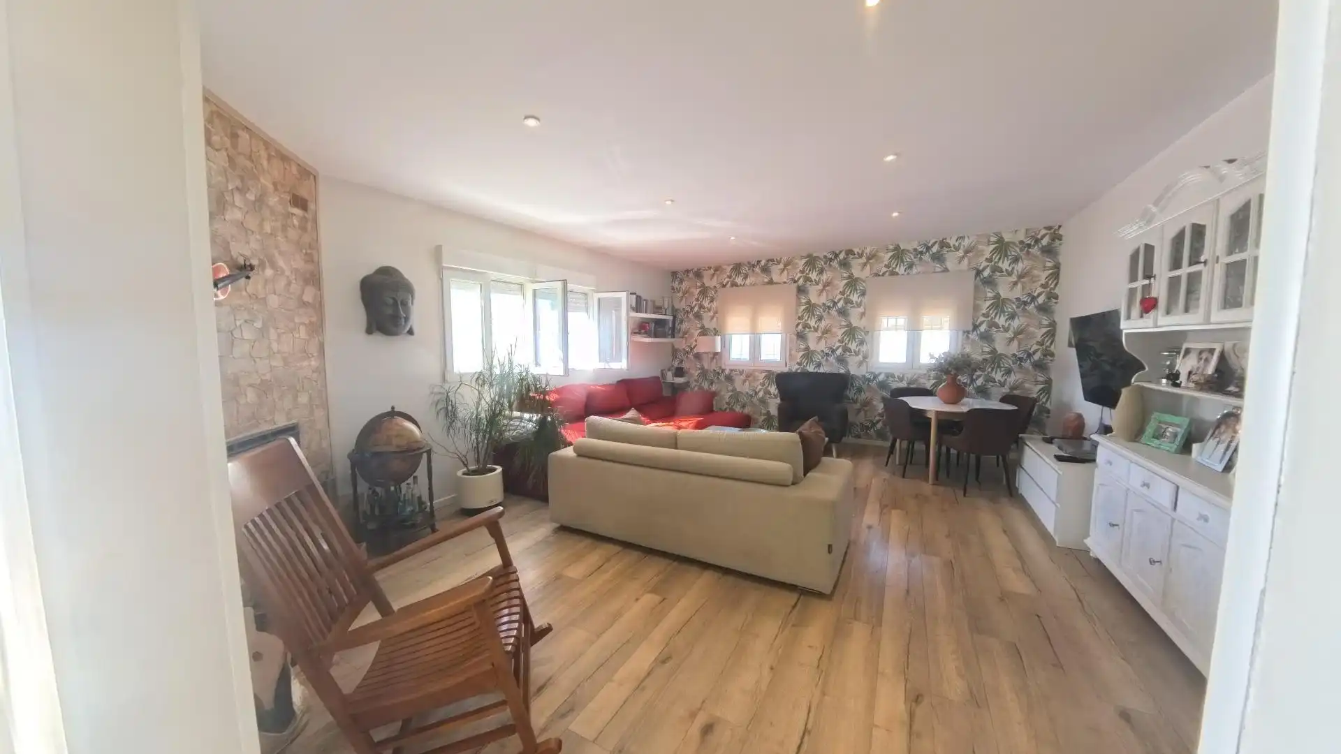Sala d'estar de Casa o xalet en venda en El Puerto de Santa María amb Aire condicionat, Jardí privat i Traster