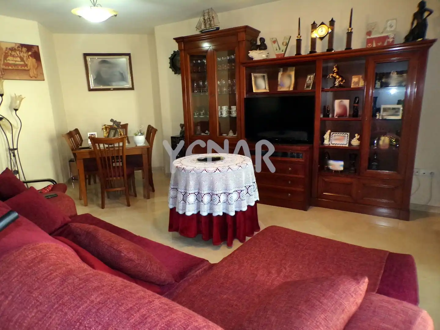 Wohnzimmer von Maisonette zum Verkauf in Castalla mit Klimaanlage, Heizung und Abstellraum
