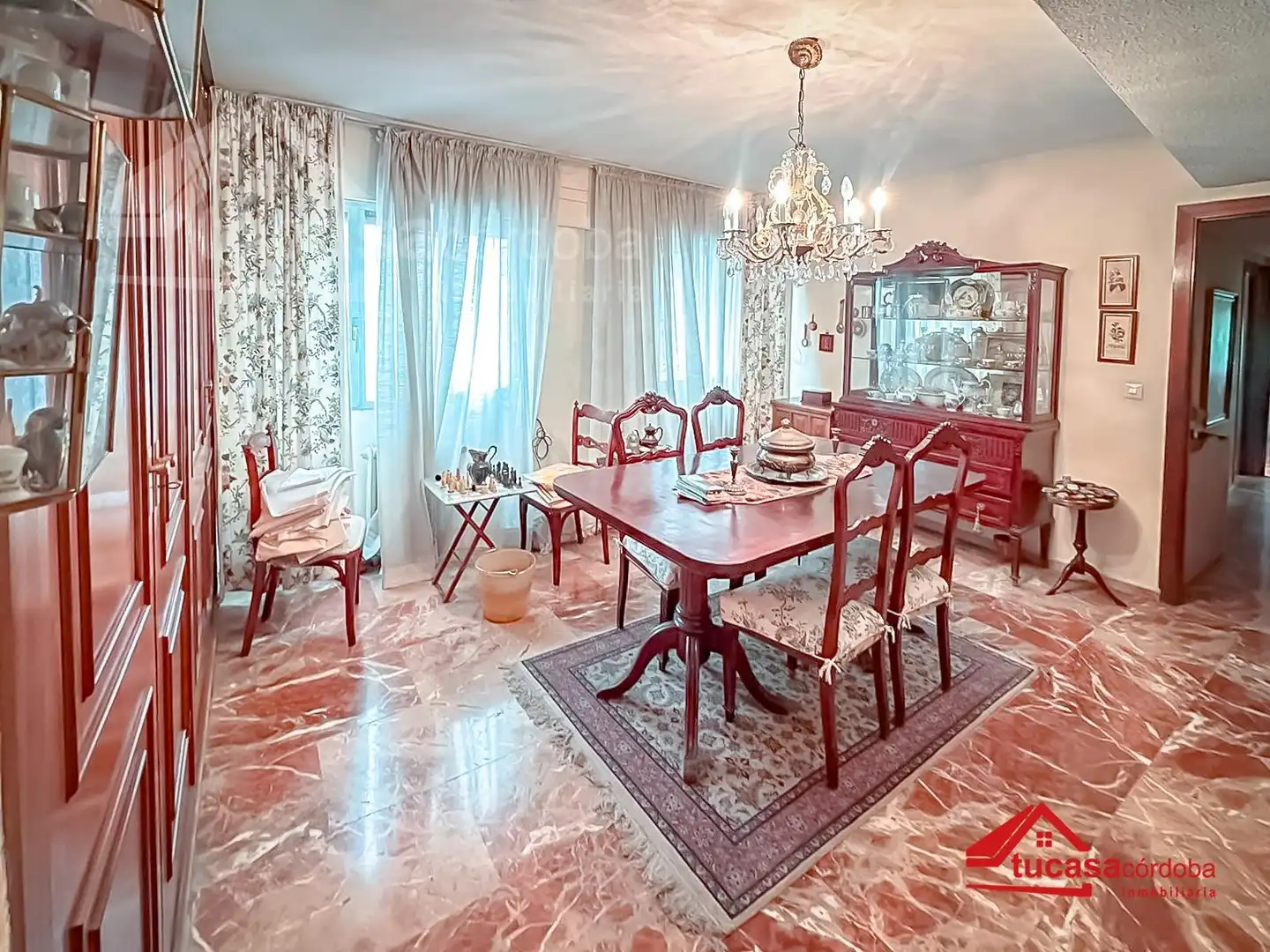 Dining room of Flat for sale in Córdoba  with Air Conditioner, Terrace and Storage room