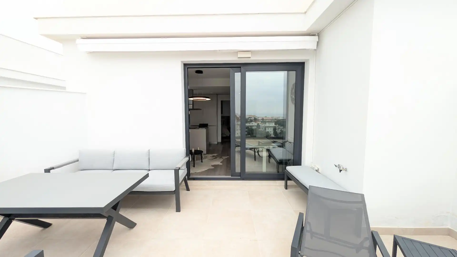 Terrasse von Wohnung zur Miete in Torremolinos mit Klimaanlage, Heizung und Terrasse
