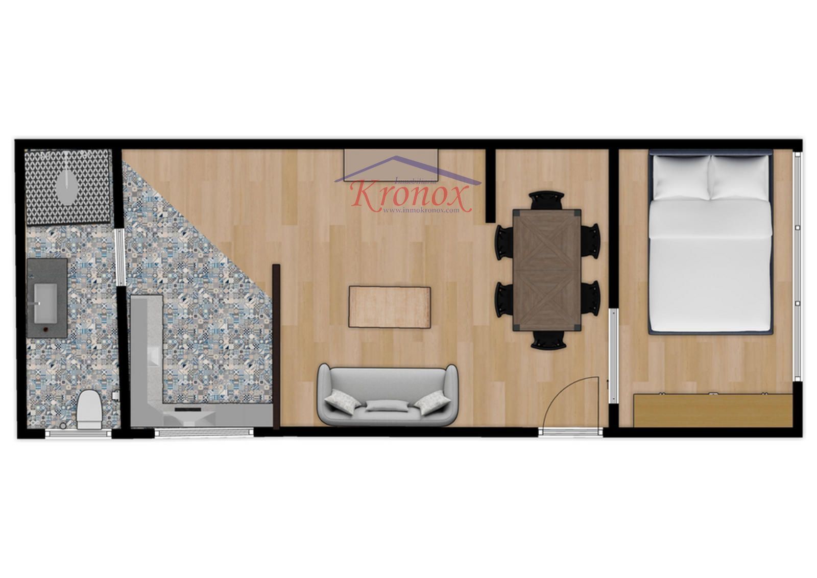 Flat for sale in  Madrid Capital  with Air Conditioner, Heating and Furnished