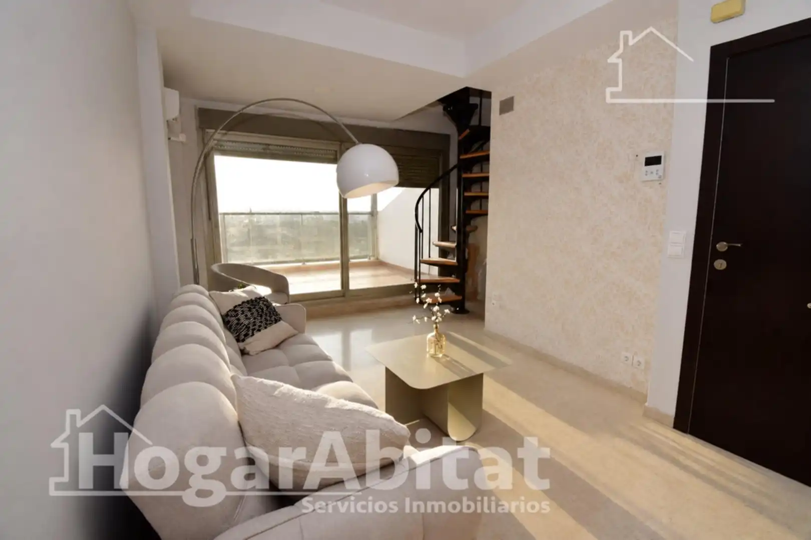 Sala de estar de Ático en venta en Albal con Aire acondicionado, Calefacción y Terraza