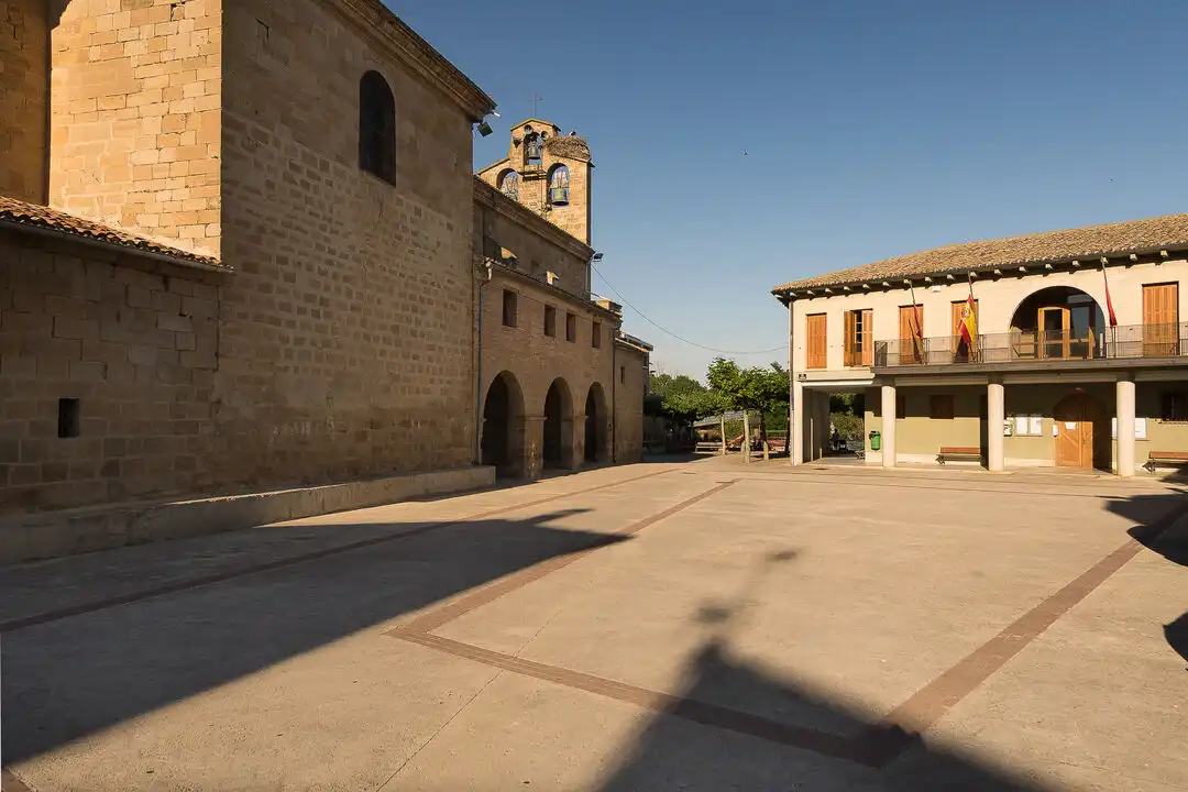Vista exterior de Casa adosada en venta en Berbinzana con Trastero