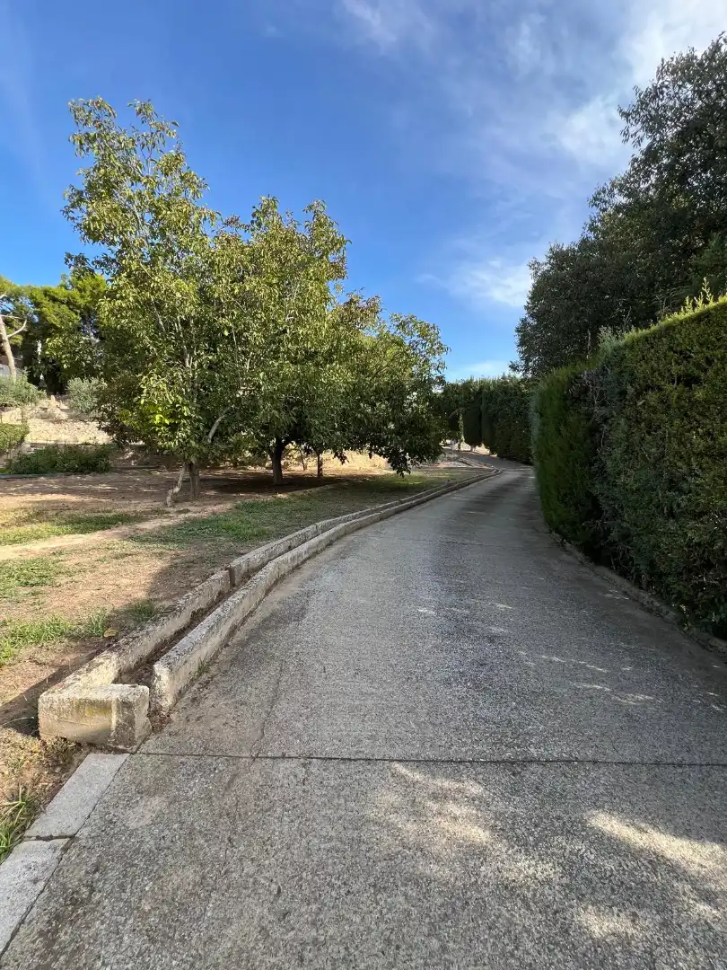 Vista exterior de Casa o chalet en venta en La Sentiu de Sió con Jardín privado, Piscina y Amueblado