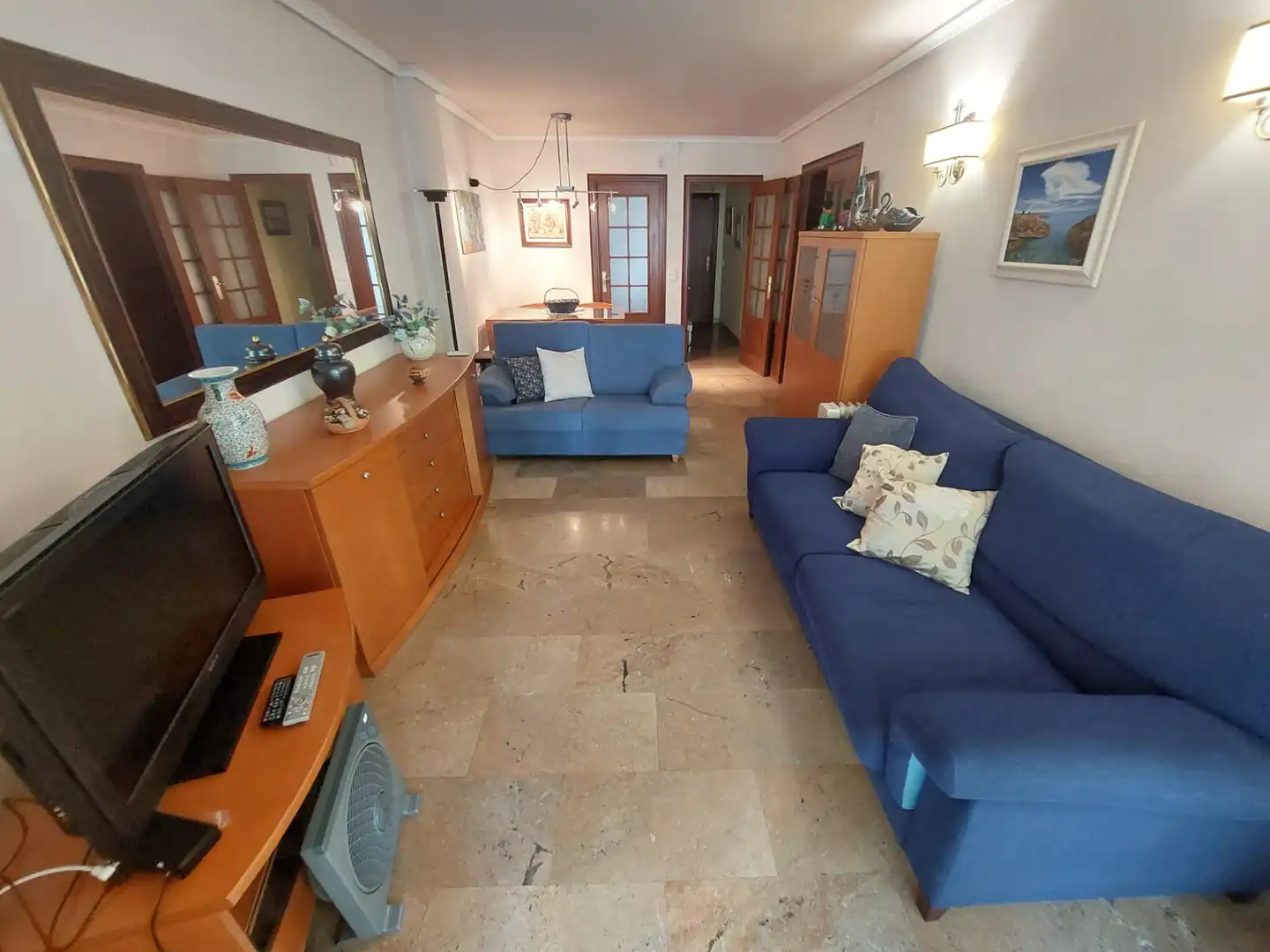 Sala de estar de Piso en venta en Salou con Aire acondicionado, Terraza y Amueblado