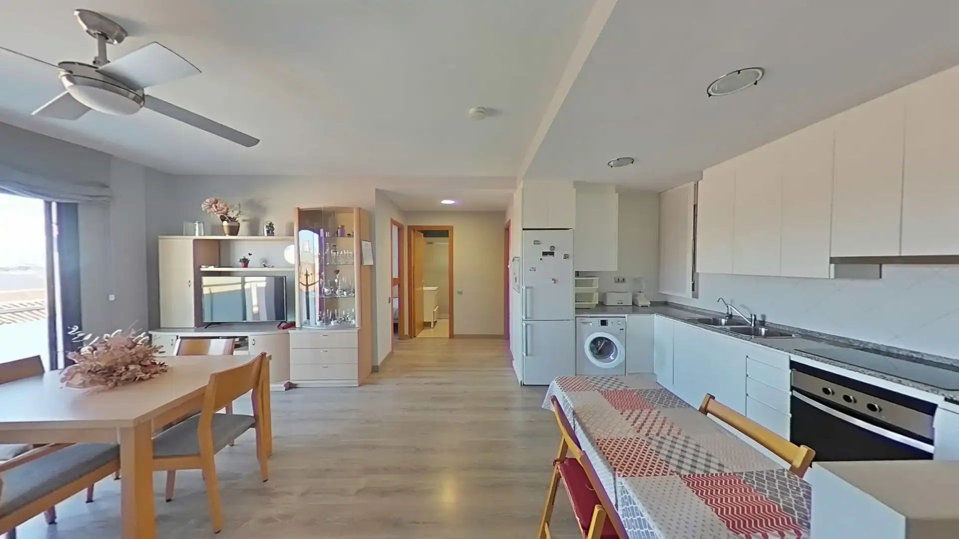 Kitchen of Flat for sale in Sabadell  with Air Conditioner, Parquet flooring and Storage room