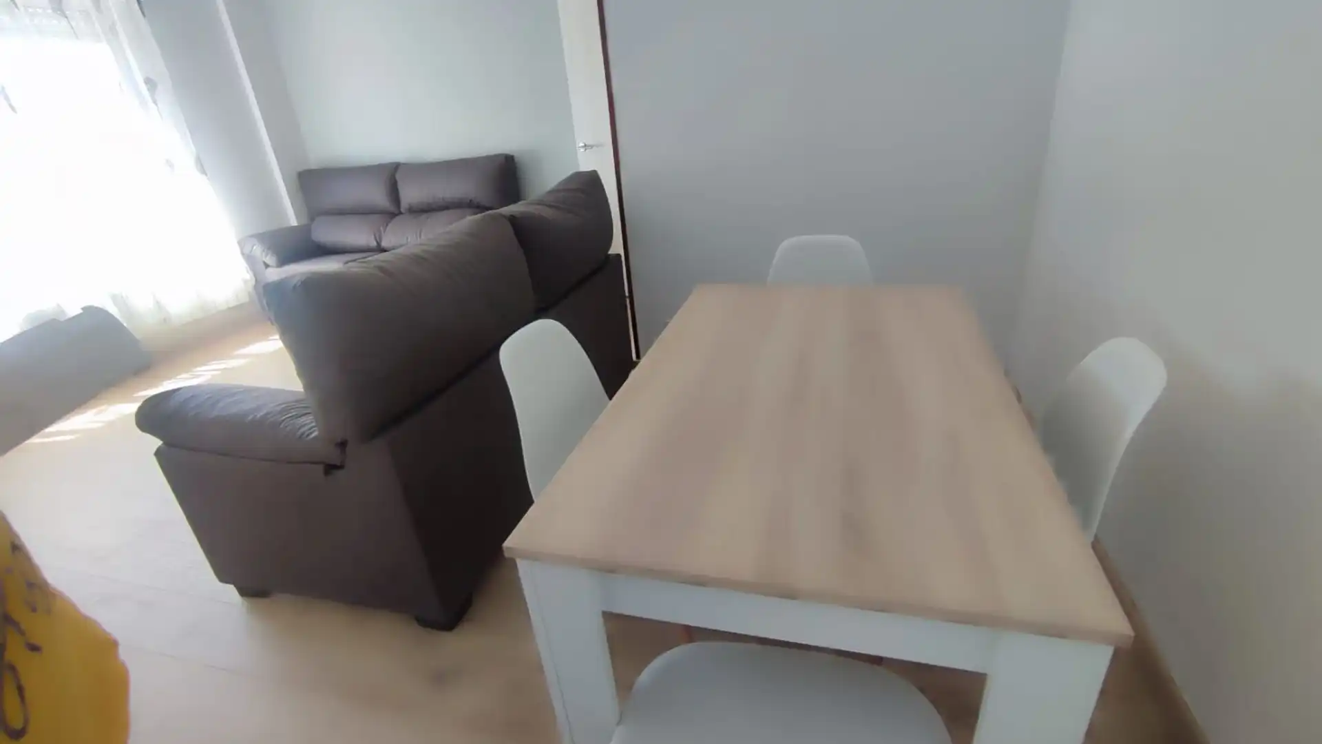 Dining room of Flat for sale in Valencia de Don Juan  with Heating, Terrace and Furnished