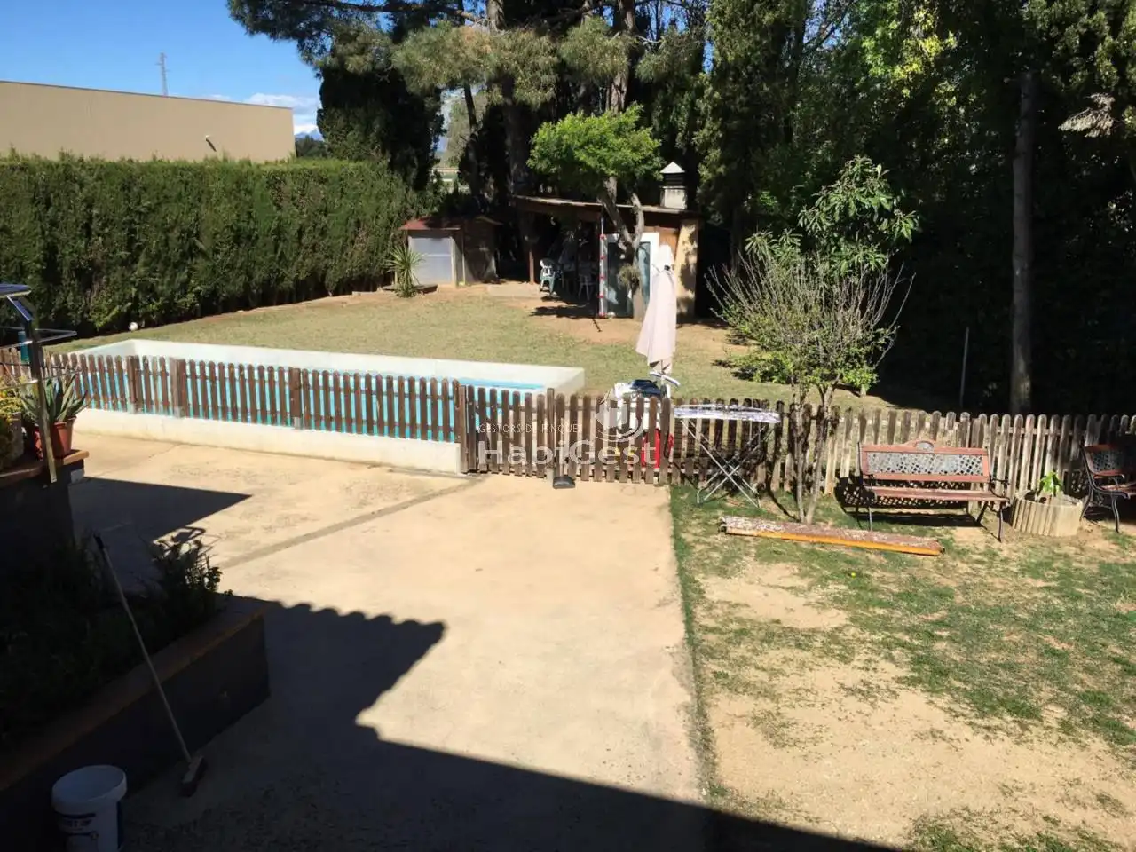 Jardín de Casa o chalet en venta en Fontcoberta con Jardín privado, Terraza y Piscina