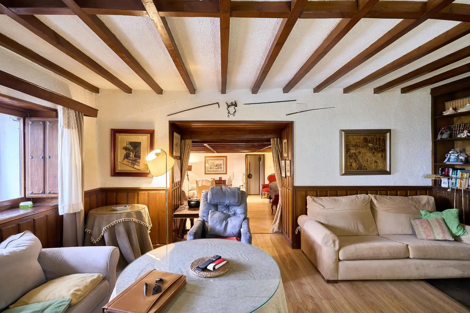 Sala de estar de Finca rústica en venta en Horcajo Medianero